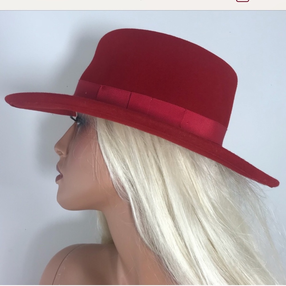 Red Brim Hat